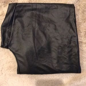 Faux leather leggings